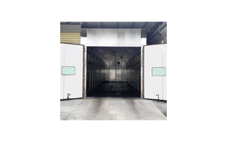 Vehicle salt spray test chamber